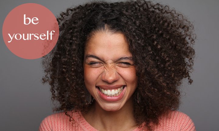 Siate voi stesse, l’imperfezione vi rende uniche.