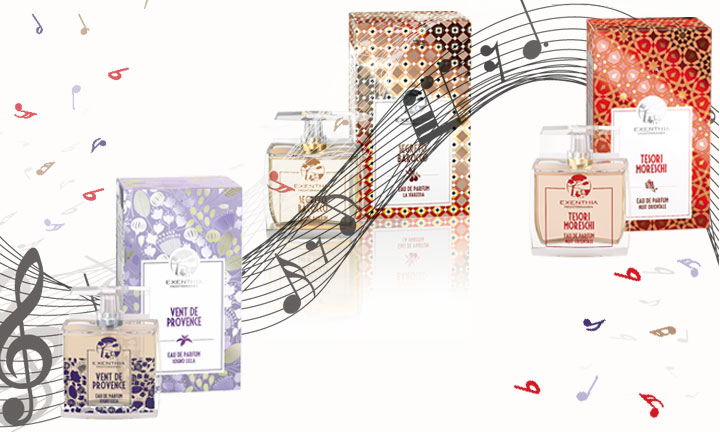 Un concerto di profumi, ognuno con la sua melodia.