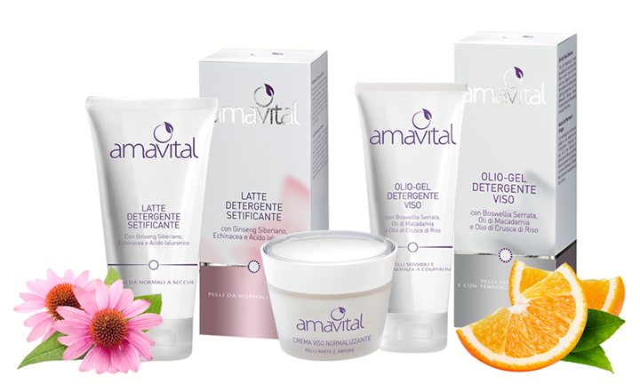 Amavital si prende cura della tua pelle.