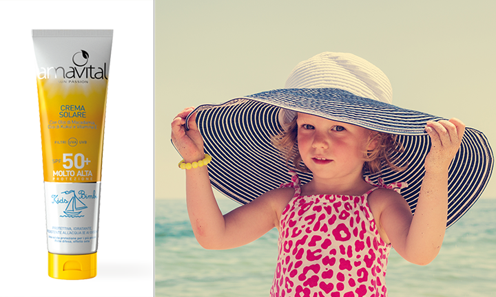 Bimbi al mare? Ecco i 5 consigli per proteggerli dal sole.