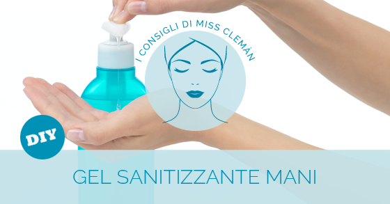 Gel sanitizzante mani